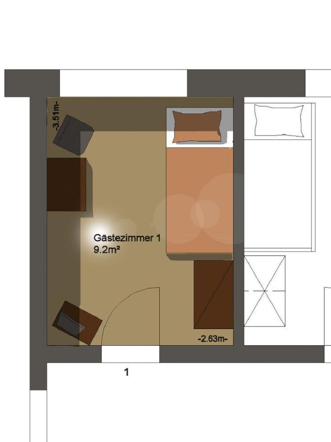 Pension Ruessel-Pub Sangerhausen Chambre photo